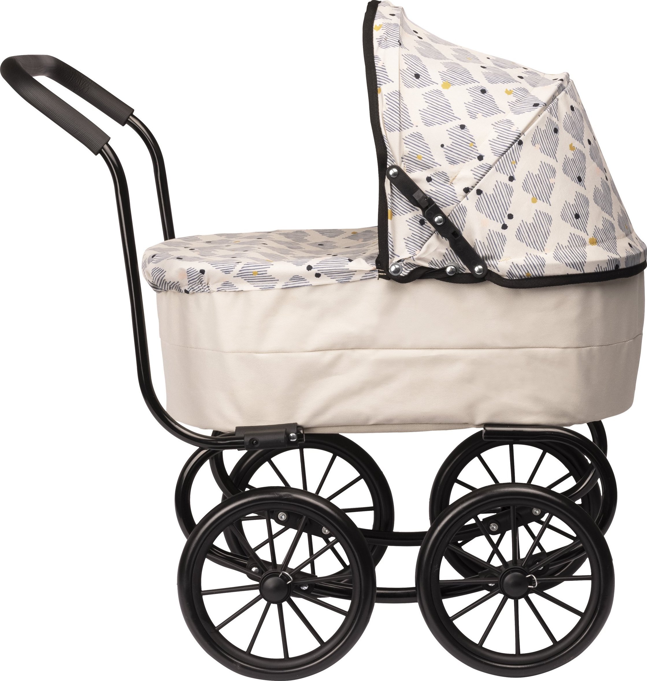 Micki Wózek dla lalki w stylu retro Skrallan