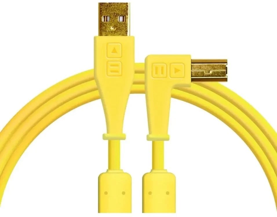 Kabel USB DJ TECHTOOLS Chroma Cable USB 1.5 m łamany żółty
