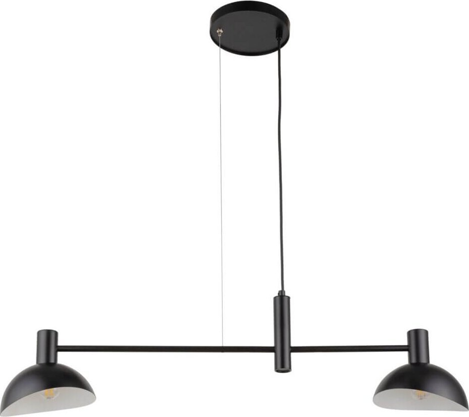 Lampa wisząca Sigma Czarna lampa wisząca Artis do jadalni nad stół industrial