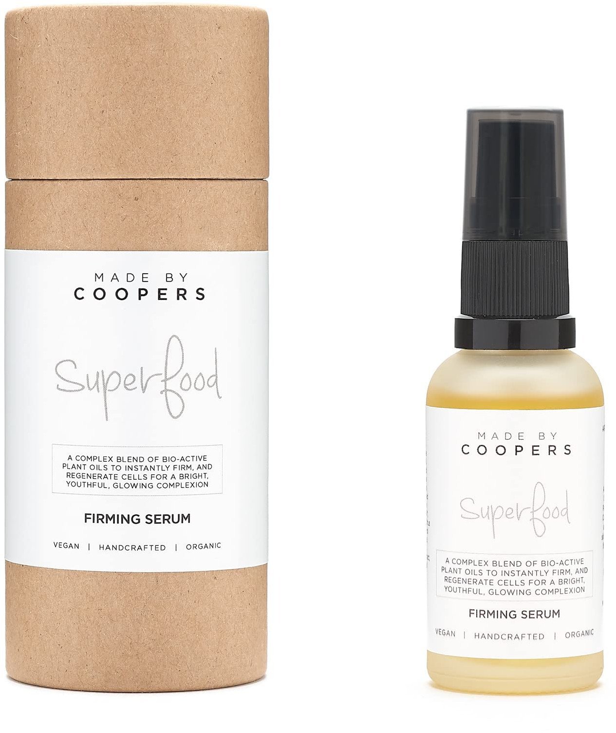 Made By Coopers, Superfood, Vegan, Firming, Serum, For Face, 30 ml For Women
