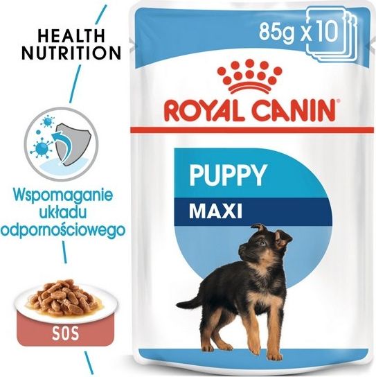 Royal Canin Maxi Puppy karma mokra dla szczeniąt, od 2 do 15 miesiąca życia, ras dużych saszetka 140g