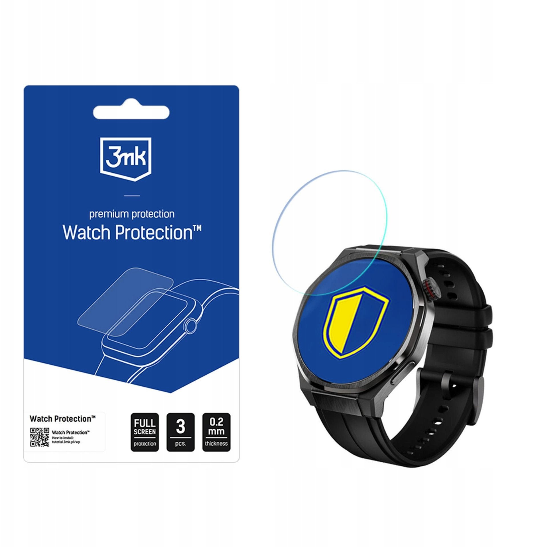 Honor Watch 5 Ultra - 3mk Watch Protection FlexibleGlass