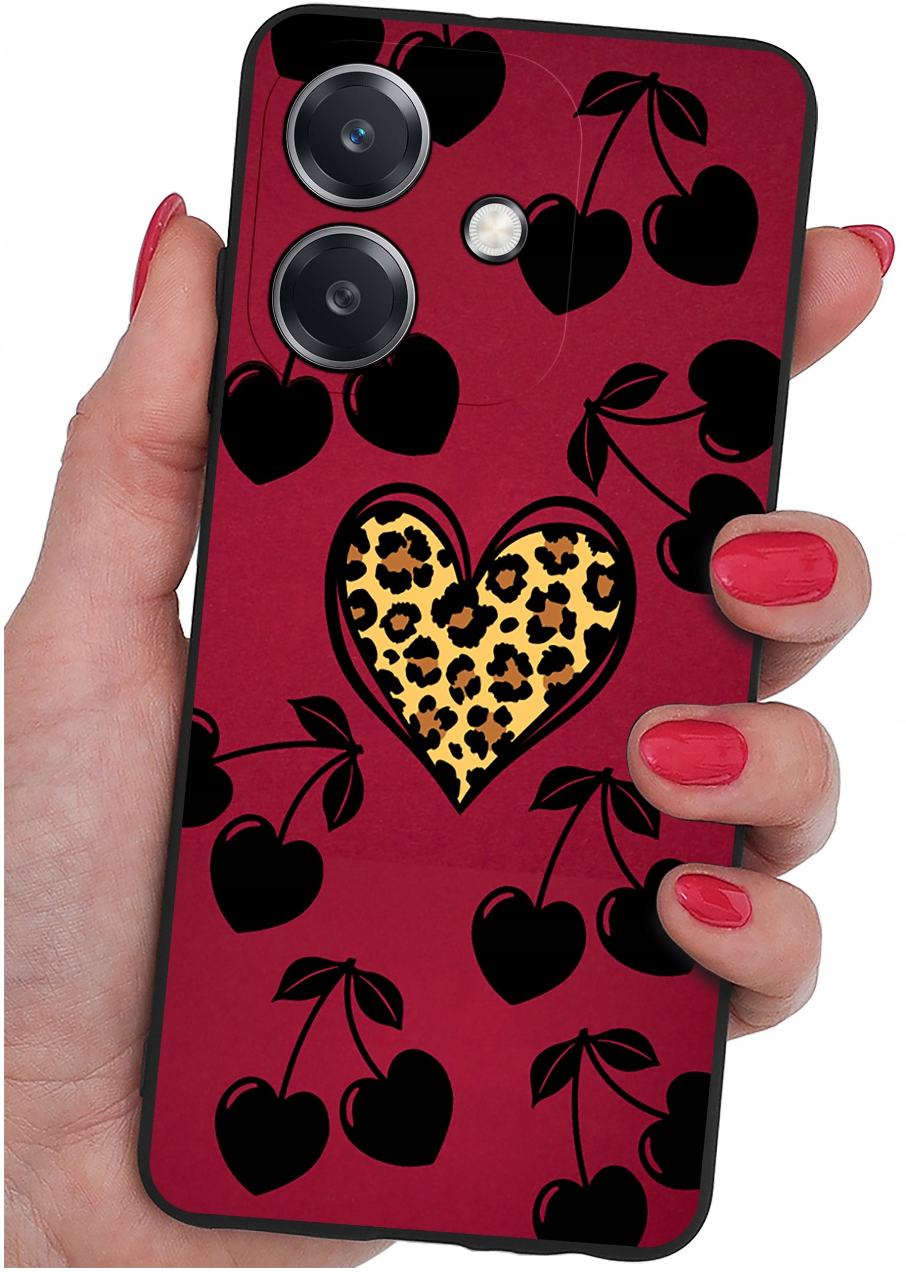 Etui do Oppo A40 | A40M | WZORY | SILIKONOWE MATT SZKŁO 9H