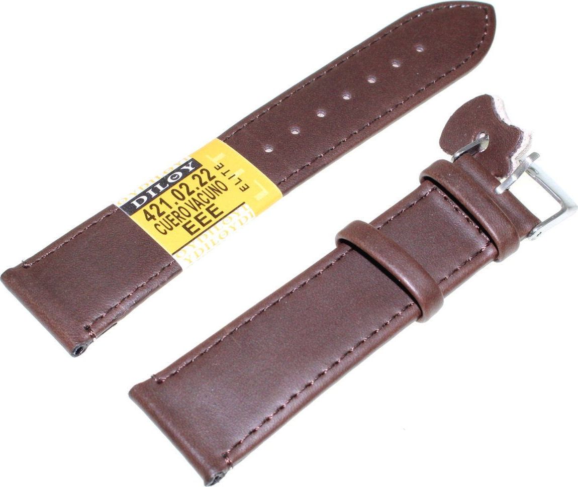 Diloy Skórzany pasek do zegarka 22 mm Diloy 421.22.2