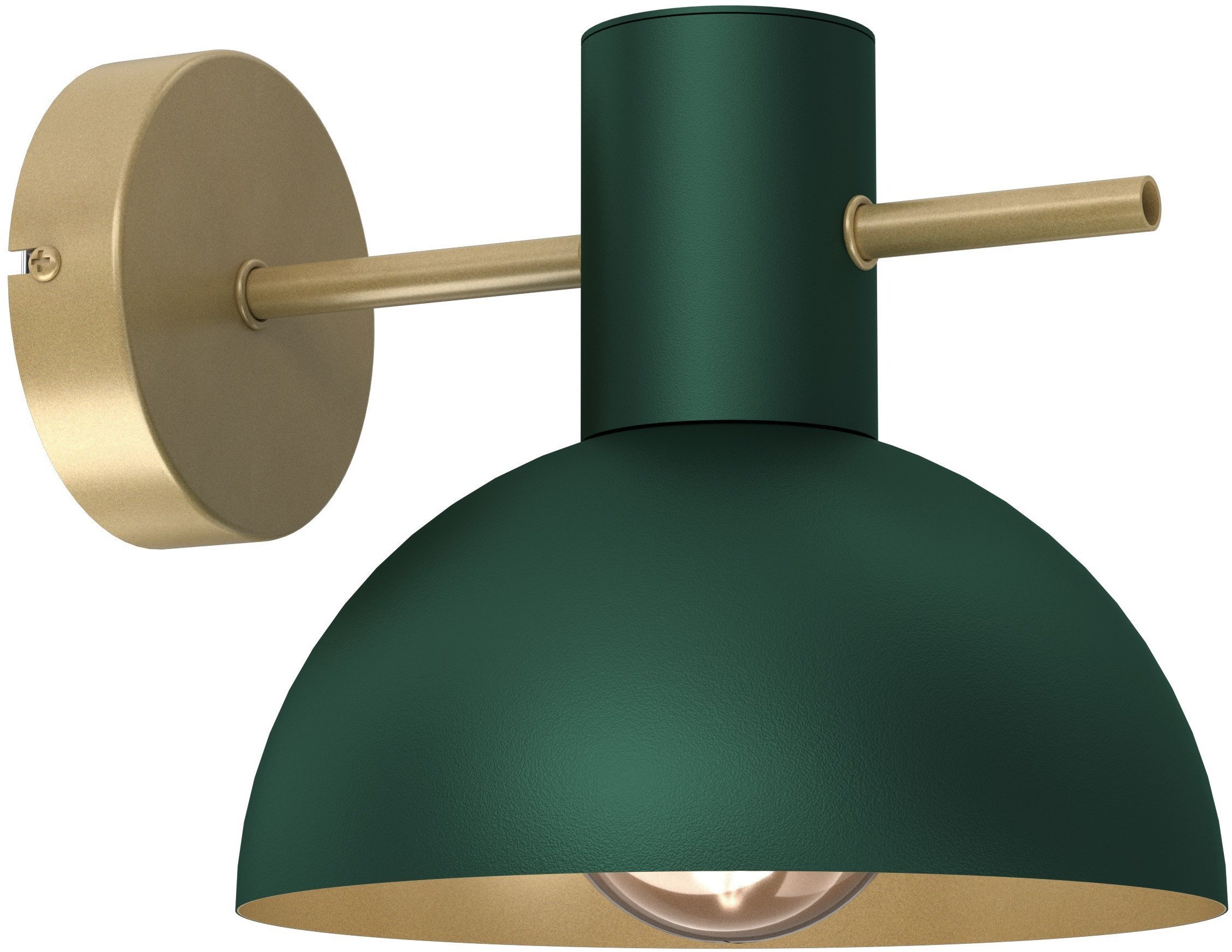 Luminex Estate 4368 kinkiet lampa ścienna 1x15W E27 zielony/złoty