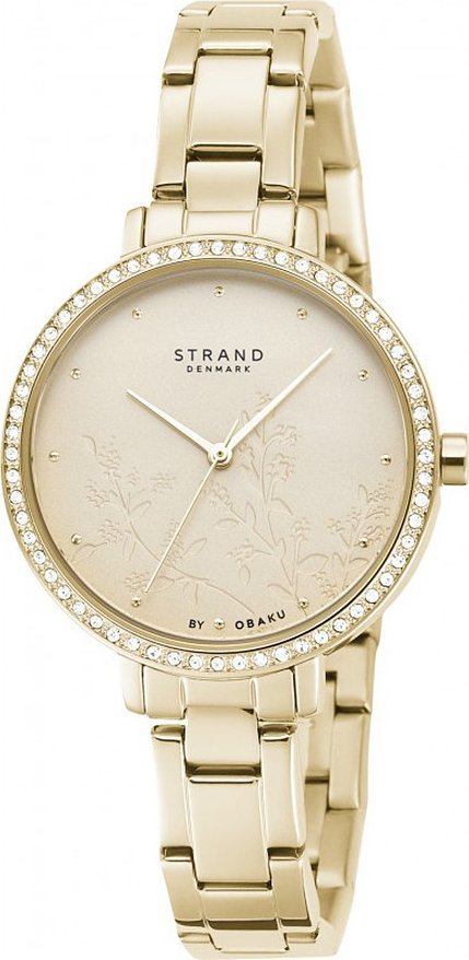 Zegarek Strand Zegarek damski Strand S712LXGGSG złoty