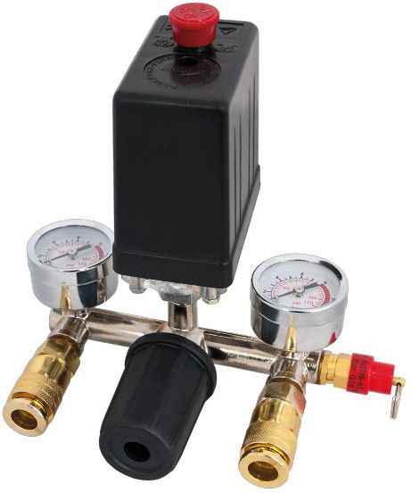 Airpress Reduktor + włącznik ciśnieniowy + dwa szybkozłącza (36840/R)