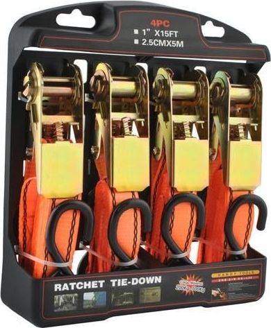 Iso Trade Pasy mocujące bagaż zestaw do transportu 4 szt. uniwersalny