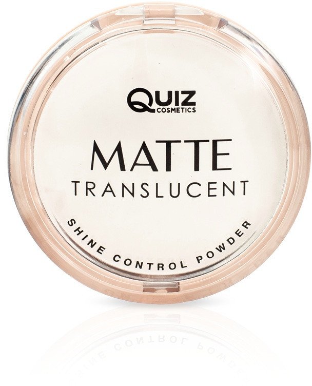 Quiz Cosmetics Matte Translucent Powder transparentny puder matujący White 10g