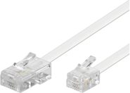 MicroConnect RJ-11/RJ-45 (M/M) 3m Biały (MPK453)