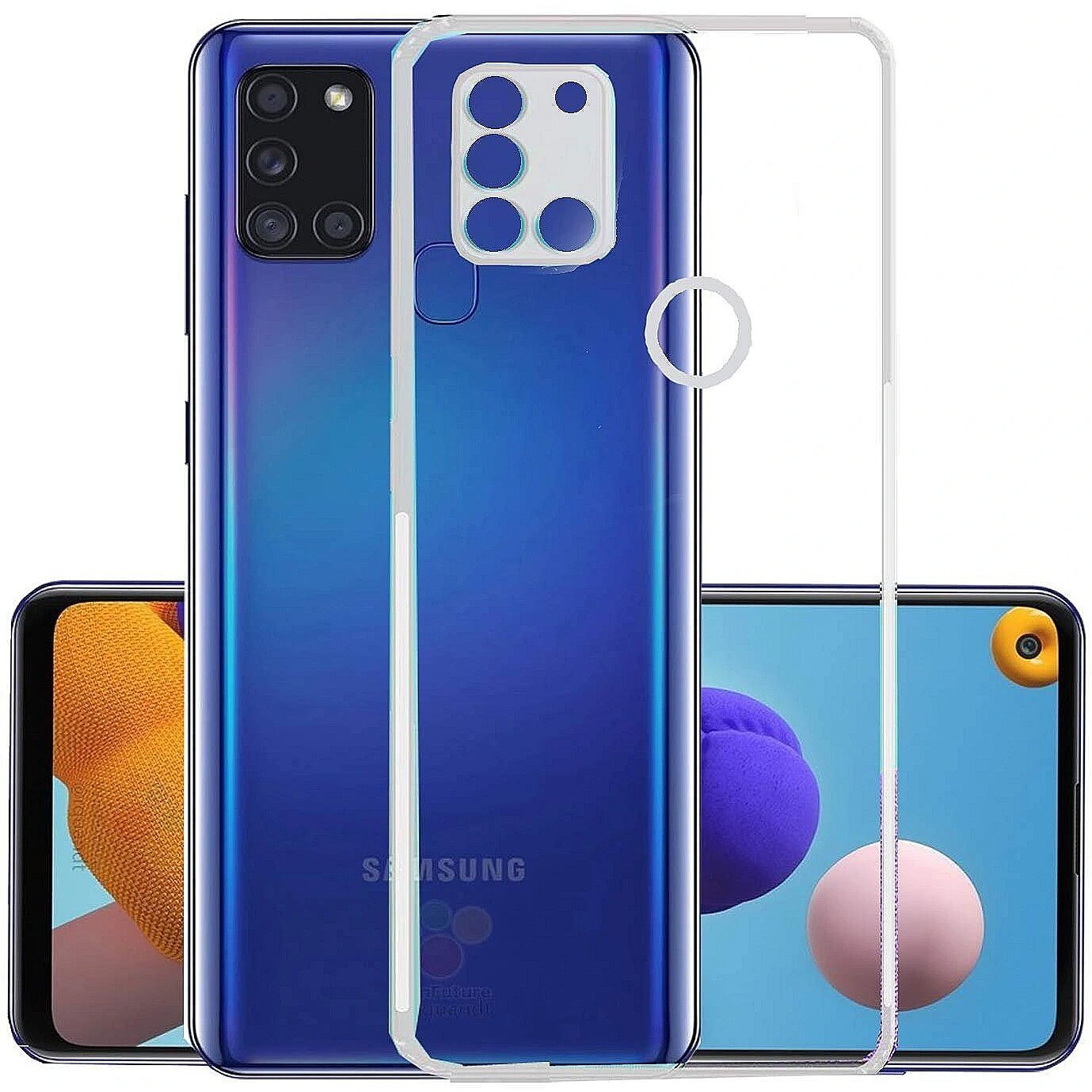 Mocco Ultra Back Case 1 mm Silicone Case for Samsung Galaxy A21 Transparent