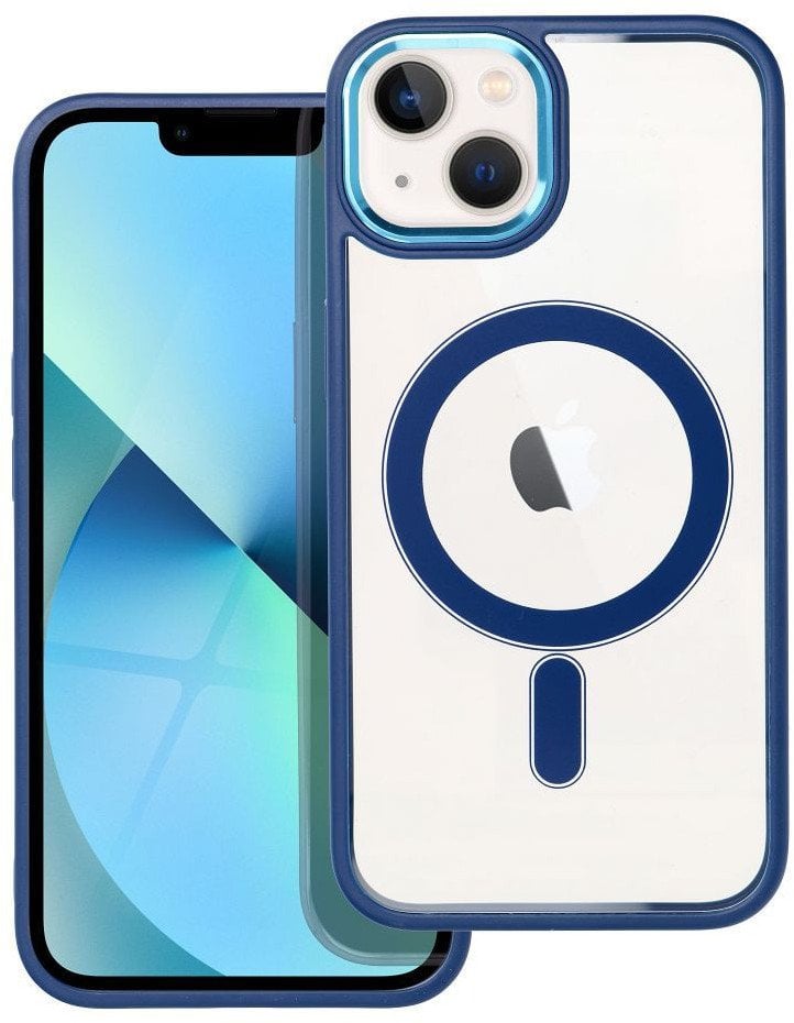 Futerał COLOR EDGE MAG COVER kompatybilny z MagSafe do IPHONE 13 niebieski
