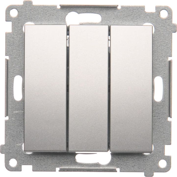 Kontakt-Simon Łącznik potrójny Simon 54 srebrny (DW31.01/43)