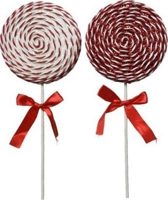 Kaemingk Zawieszka lizak na choinkę 28 cm