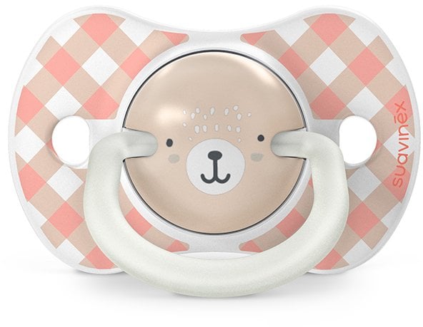 Suavinex 309100-SMOCZEK Fizjologiczny SX PRO 6-18M 2SZT ŚWIECĄCY RÓŻOWY WILD&FREE