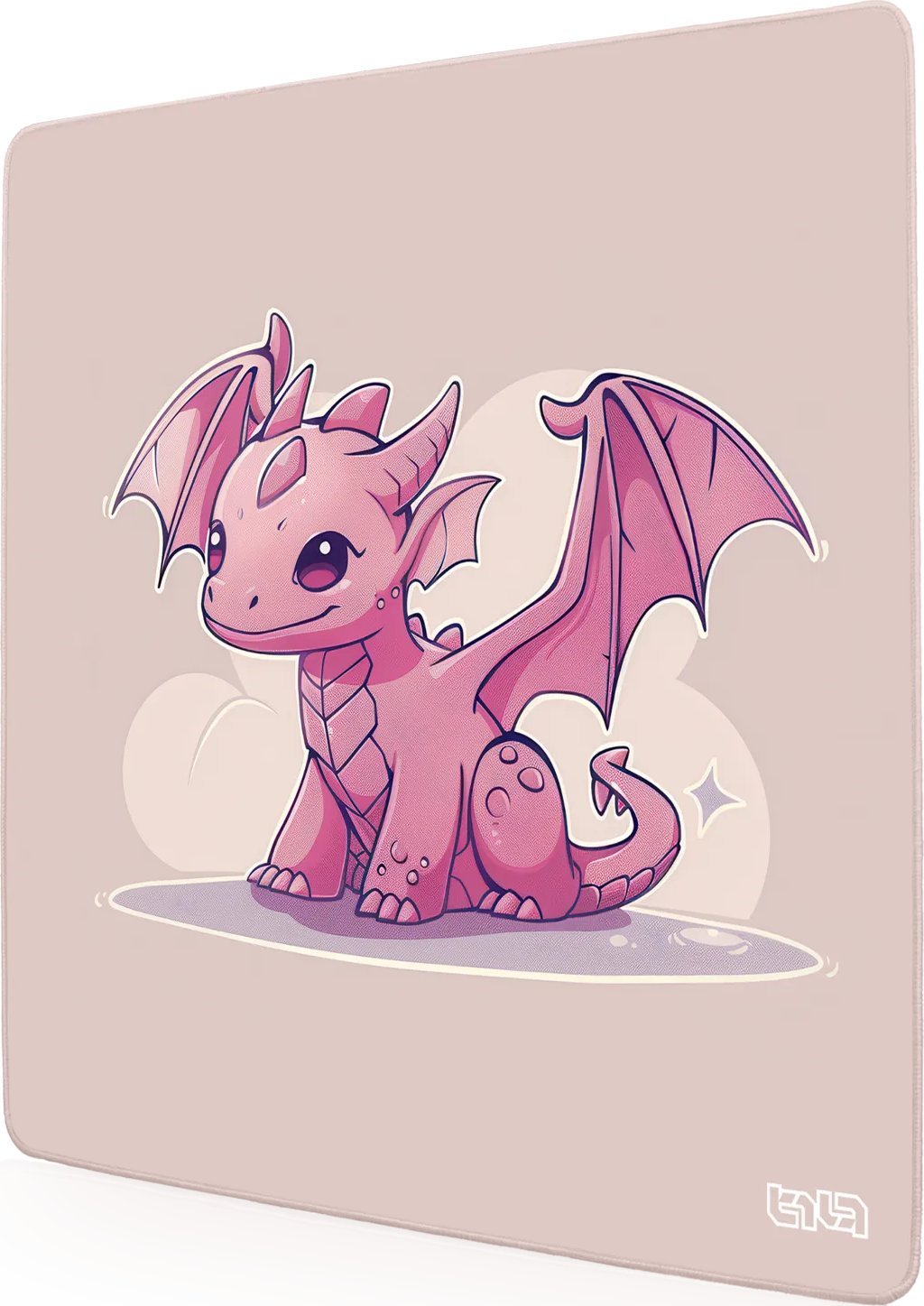 Podkładka Tilt DUŻA PODKŁADKA POD MYSZKĘ Chibi Smoczek 30x30 TILT Gamingowa Wodoodporna