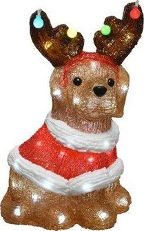 Dekoracja świąteczna Kaemingk pies