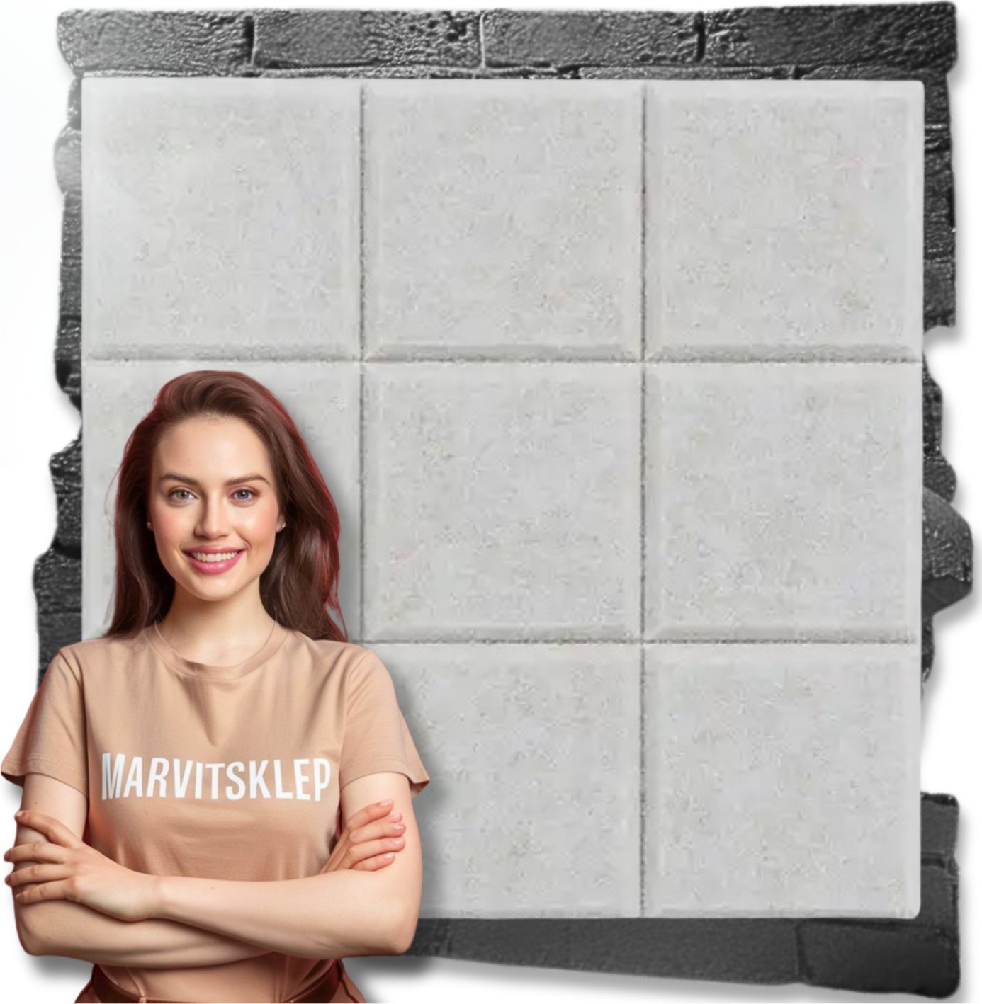 Iteams4Now Panele ścienne filcowe 3d kwadrat zagłówek samoprzylepne akustyczne soft