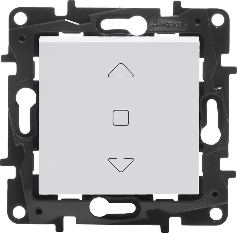 Legrand Niloe Step Łącznik sterowania roletami 3-pozycyjny - góra, stop, dół 6 AX biały 863144