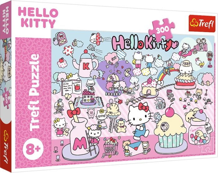 Trefl Puzzle Poznaj świat Hello Kitty 300 elementów (23031)