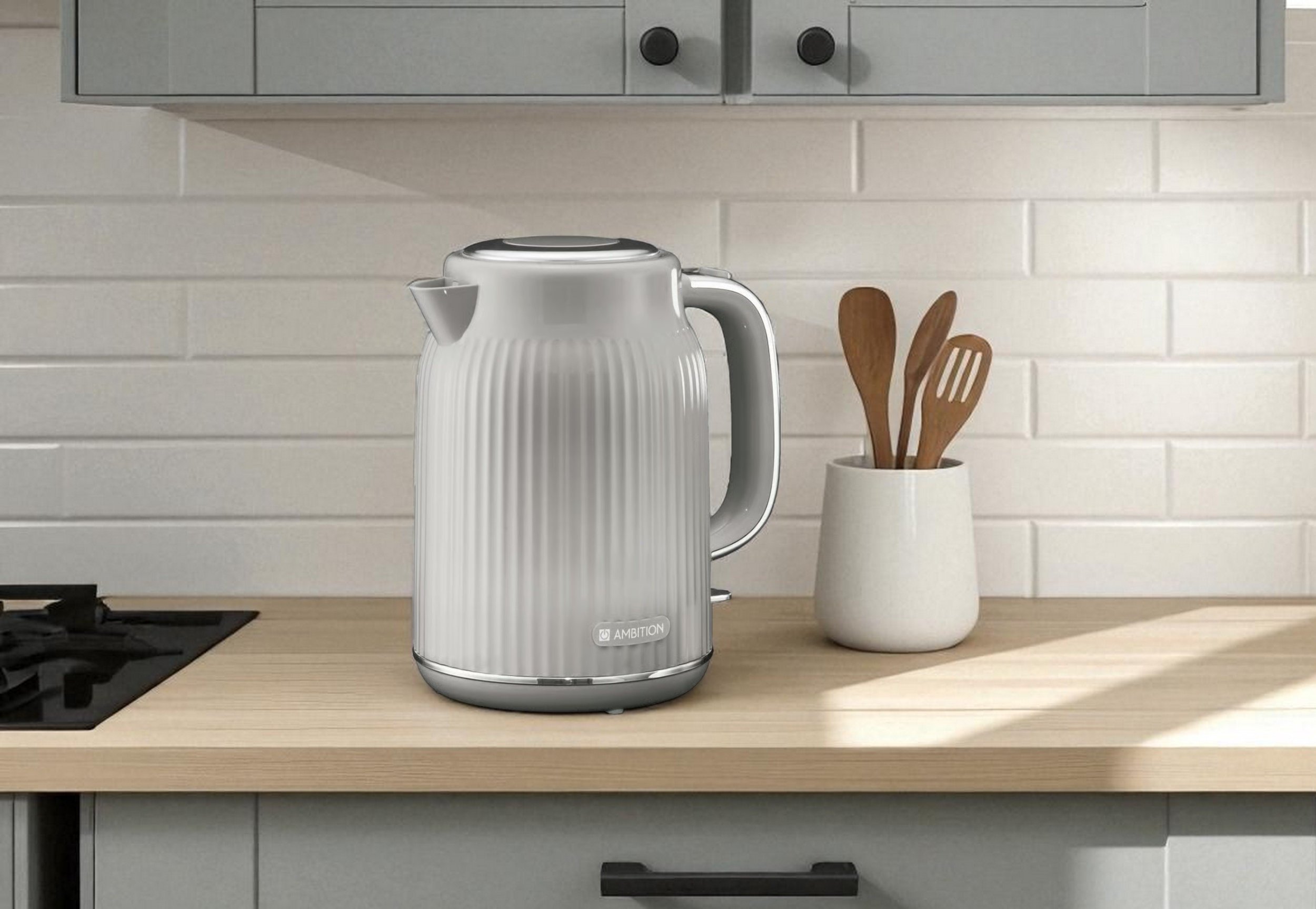 Czajnik elektryczny 1,7 L Vintage szary