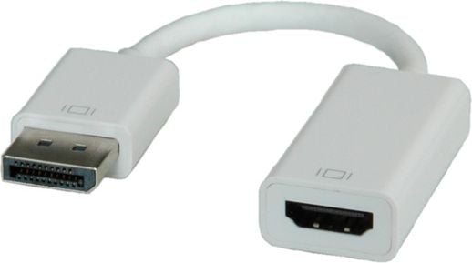 Kabel Roline DisplayPort - HDMI 0.15m biały (12.03.3134)