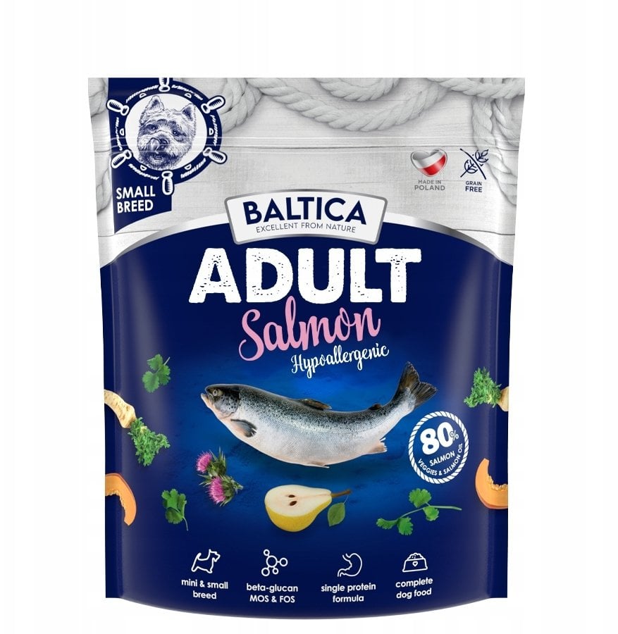 BALTICA EXCELLENT Adult Salmon Hypoallergenic XS / S 1kg
