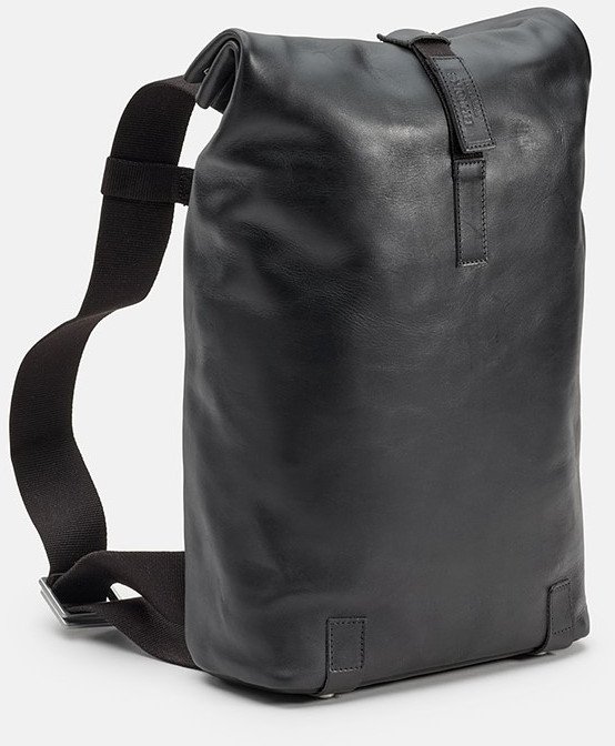 Plecak BROOKS PICKWICK HARD LEATHER, Black, Pojemność 12L, Garbowana skóra (NEW)