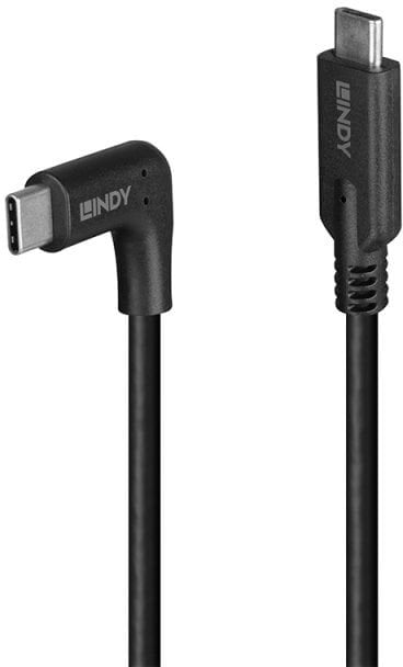 Kabel USB Lindy USB-C - USB-C 1 m Czarny (32018)