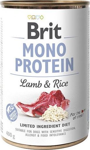 Brit Mono protein lamb & brown rice 6x400g
