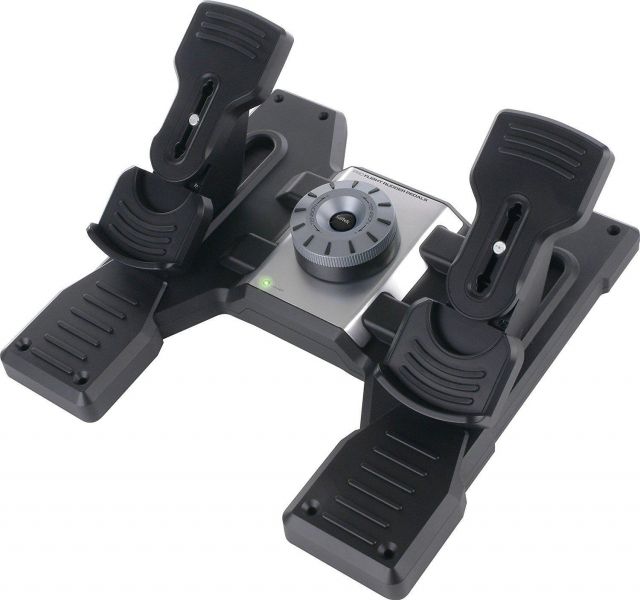 Joystick Logitech G Saitek PRO Flight Rudder Pedals USB (945-000005)