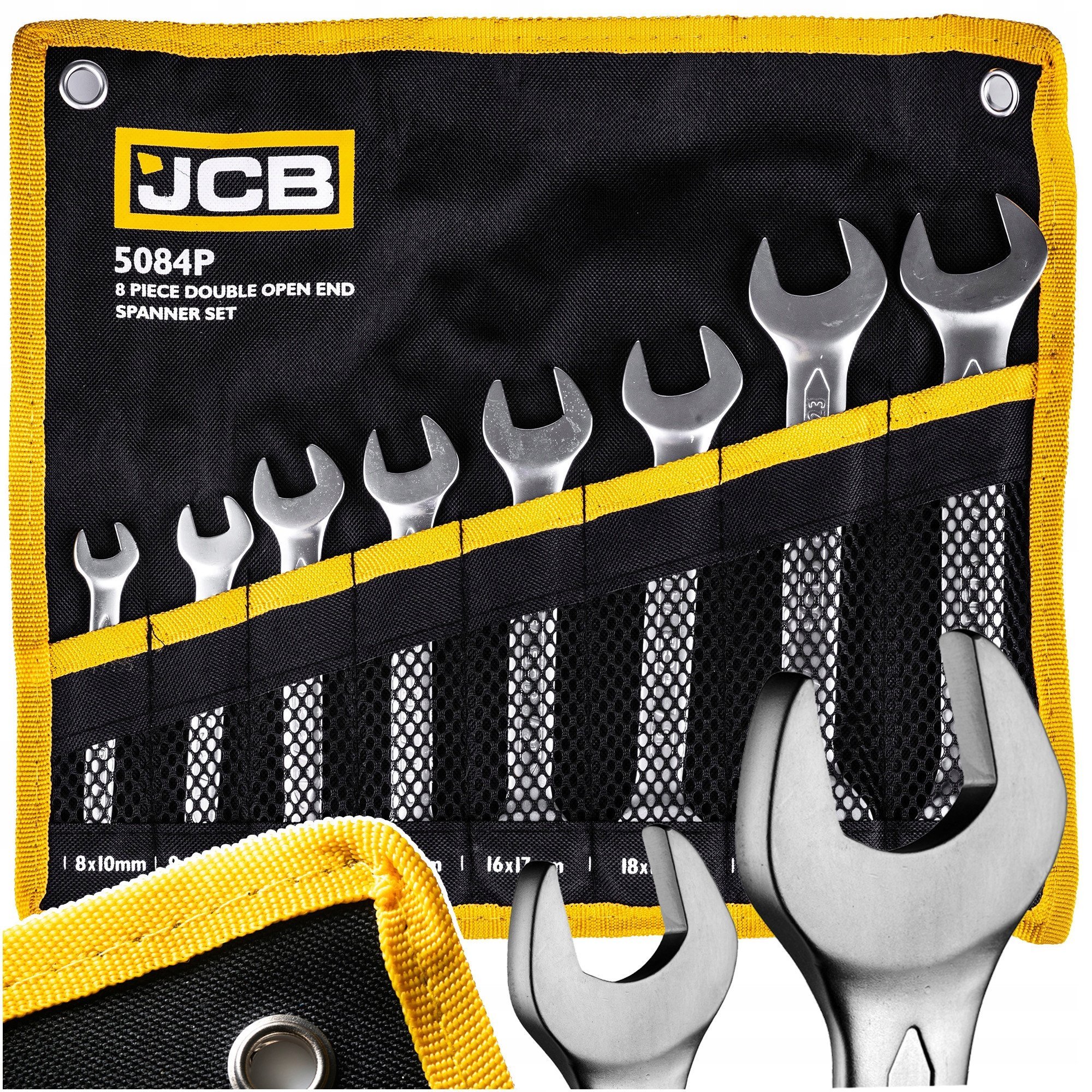 Zestaw kluczy płaskich 8el. (8-24mm) na płachcie