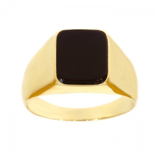 Złoty sygnet z onyksem PR.00841 pr.585