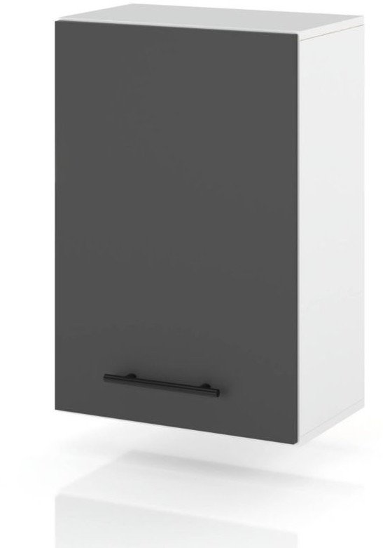 szafka kuchenna wisząca modułowa 45cm nowoczesna duża spremium szary mat