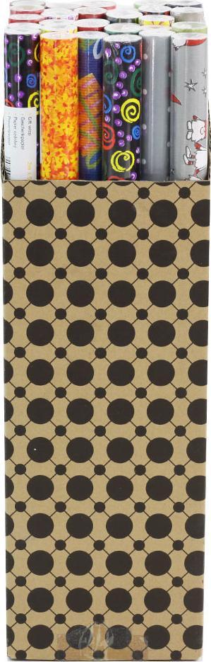 Zestaw Papier mix kolorów 30 szt 57cm x 2m MIX6