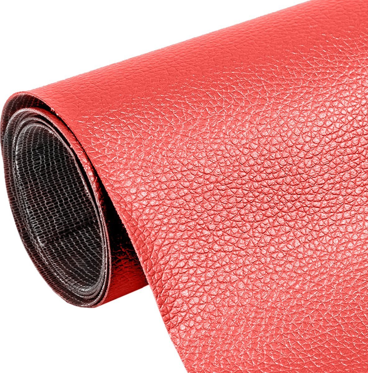 Heckermann Samoprzylepna łata skórzana 50x137cm Czerwona