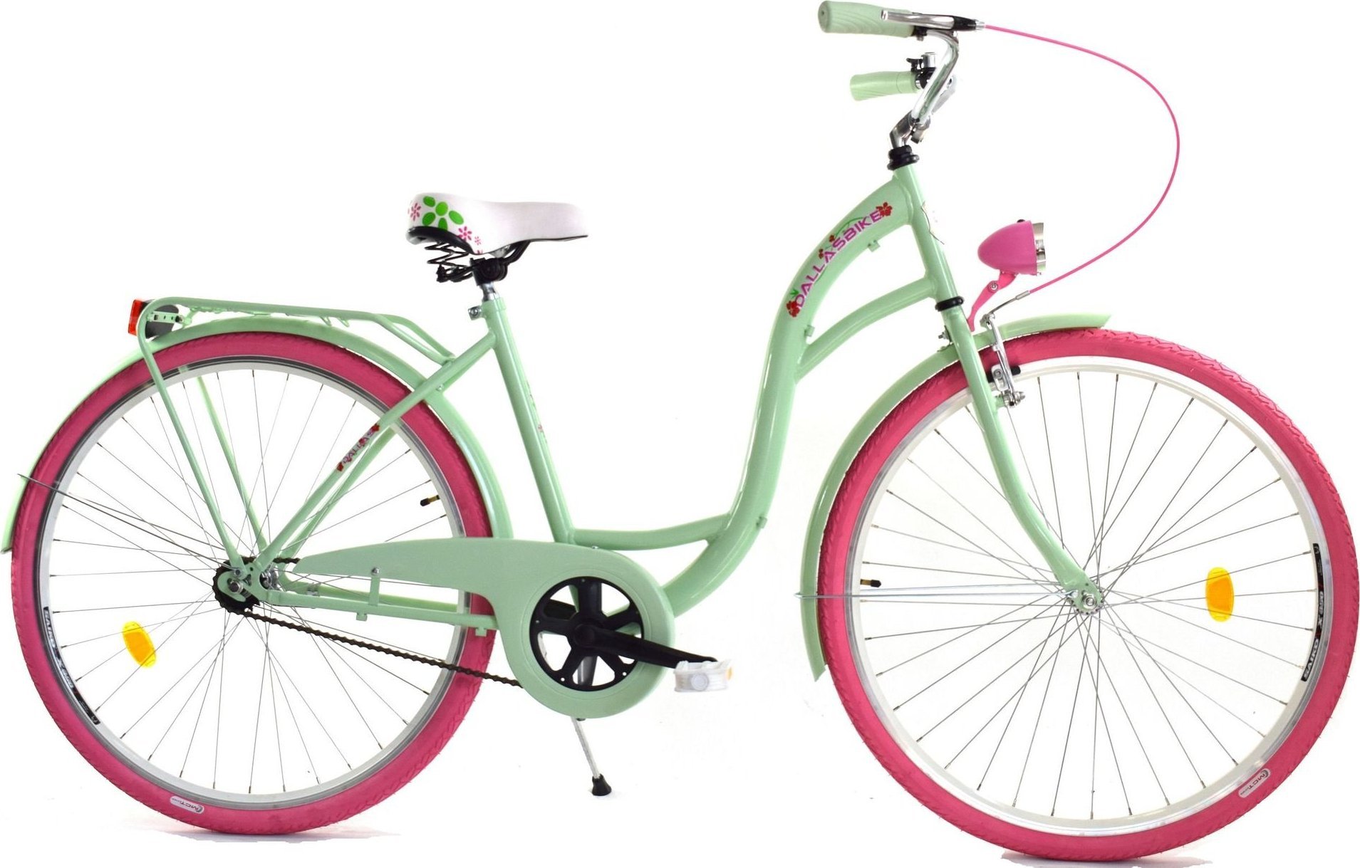 Dallas Bike Dallas Bike City 28" 1spd - mięta z różem