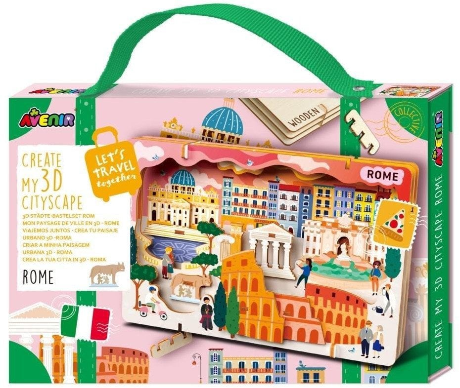 Puzzle Stwórz pejzaż miejski 3D - Rzym