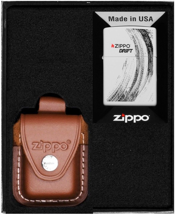 Zestaw ZIPPO Zapalniczka DRIFT DESIGN Prezentowy No2
