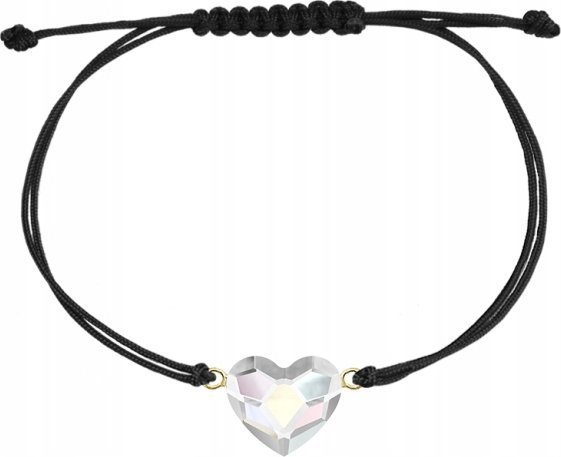 Radziszewska Jewellery Złota Bransoletka z Sercem Kryształ Dzień Kobiet Prezent Dedykacja Gratis