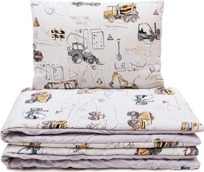 PULP BAMBOO Pościel bawełniana z wypełnieniem 100x135cm Plac Budowy