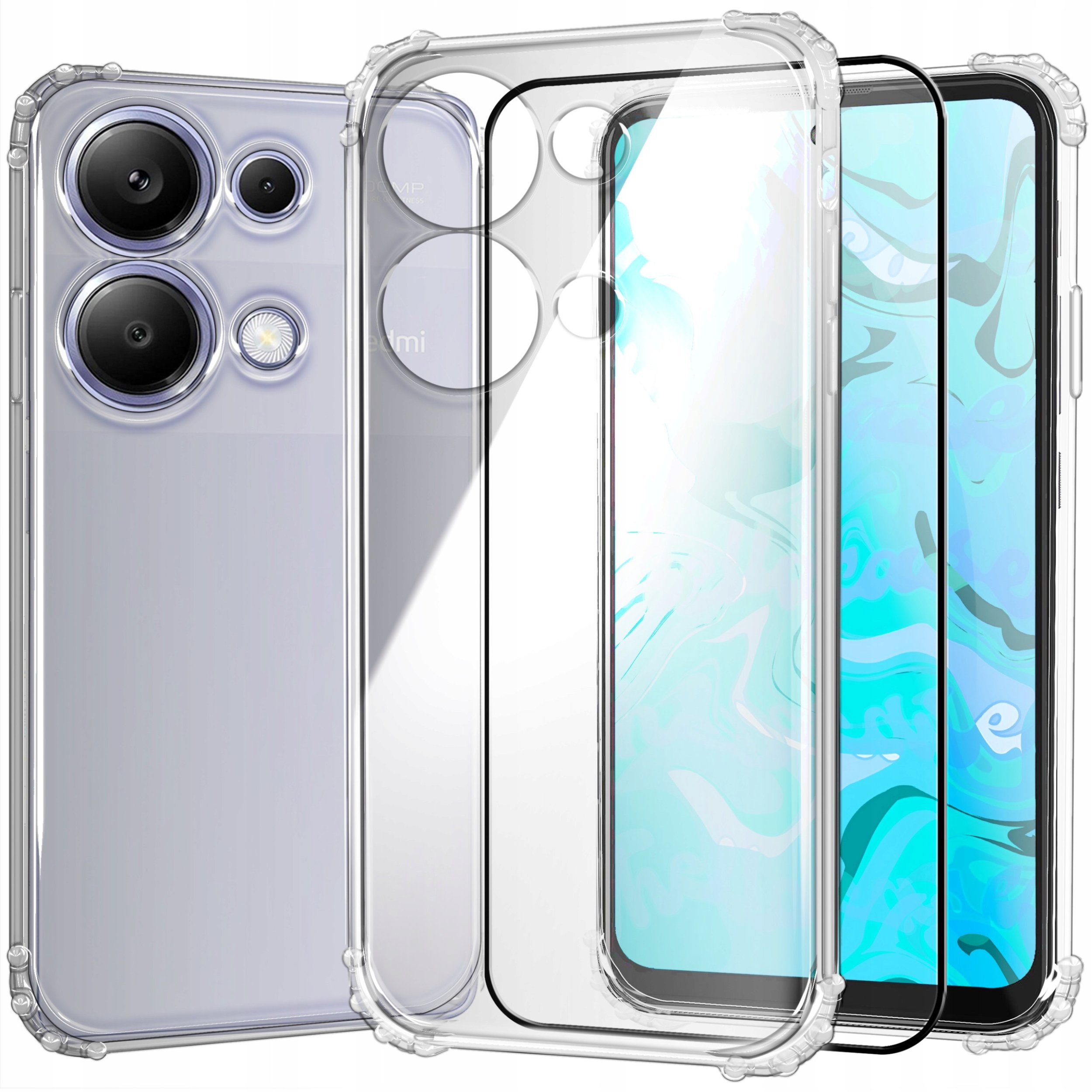 ETUI PANCERNE DO XIAOMI REDMI NOTE 13 PRO 4G / POCO M6 PRO | CASE SZKŁO