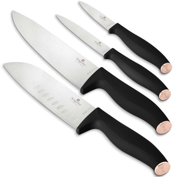 ZESTAW 4 NOŻY BERLINGER HAUS BH-2956 BLACK ROSE