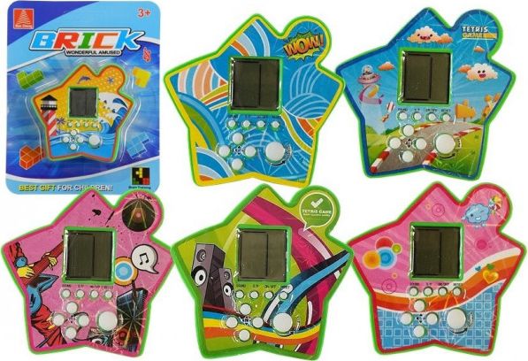 Lean Sport Gra Elektroniczna Kieszonkowa Tetris Gwiazdka