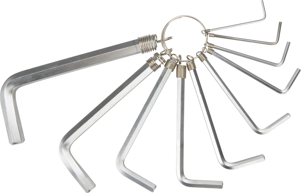 Topex Zestaw kluczy imbusowych hex typ L 1,5-10mm 10szt. (35D954)