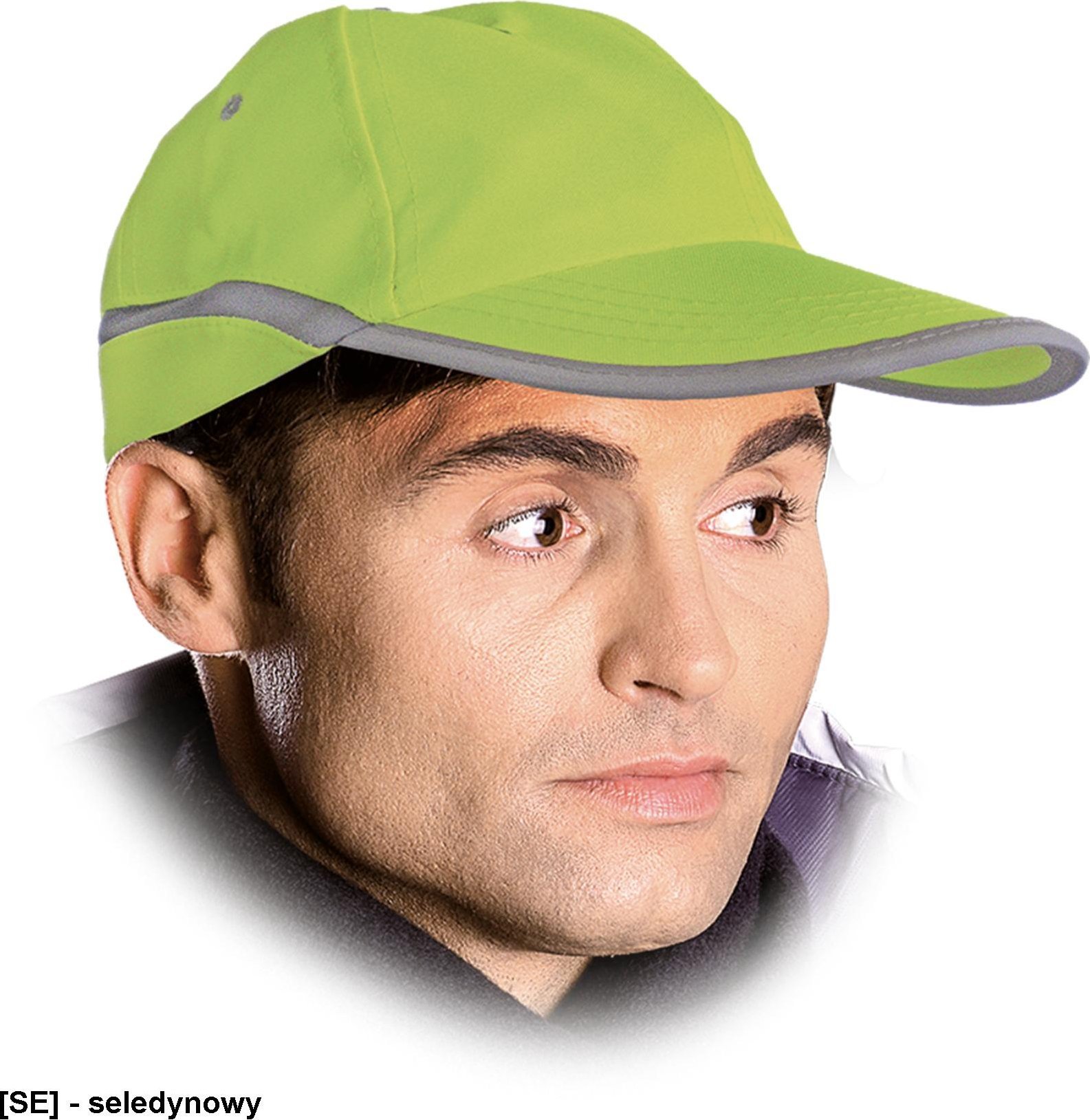 R.E.I.S. CZFLUO - czapka drelichowa - seledynowy