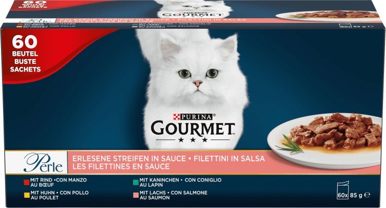 Purina Gourmet Perle Karma dla kotów 60 x 85 g