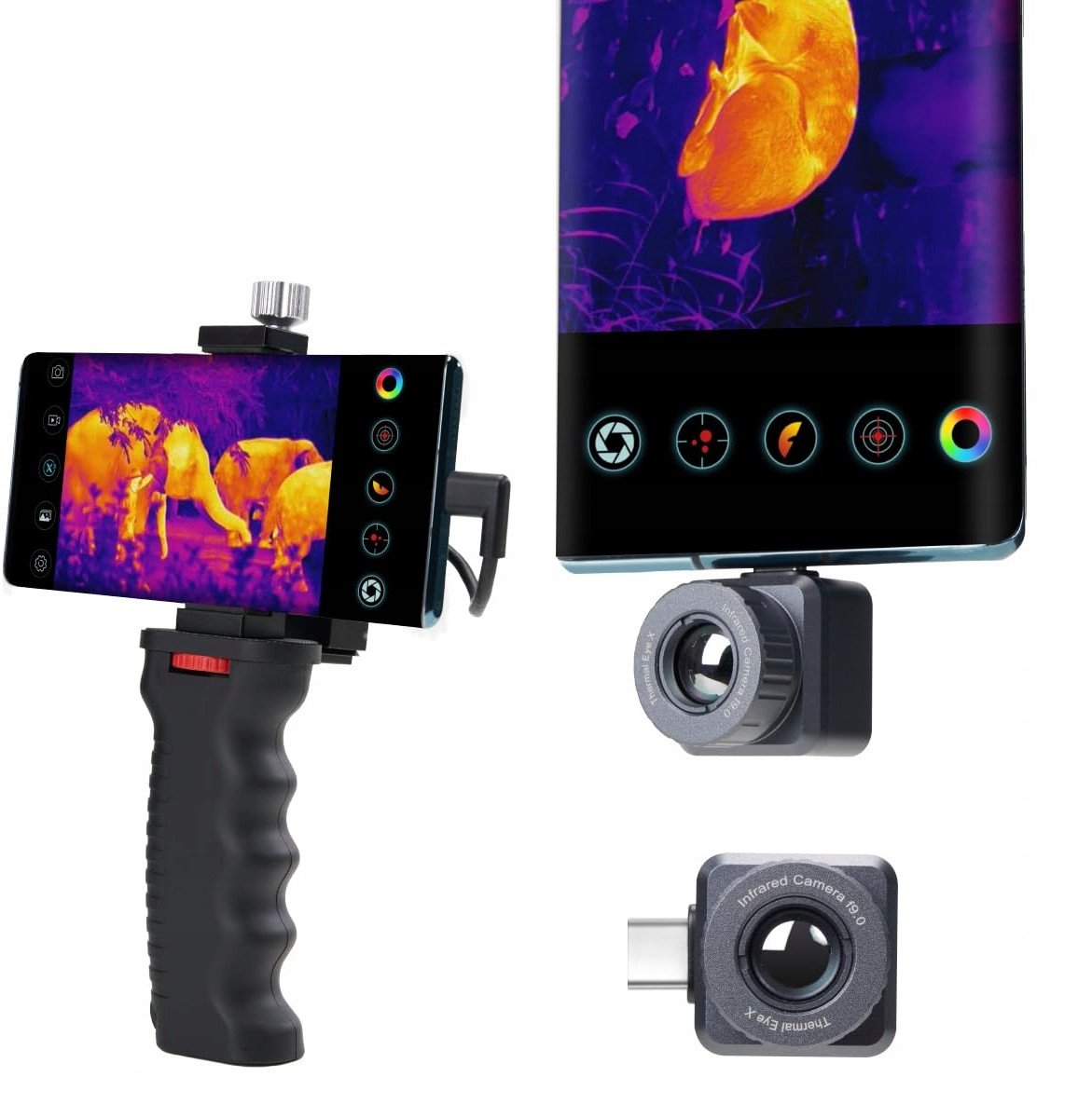 InfiRay One XH09 kamera termowizyjna Android typ C X2 noktowizor 50 Hz IP65