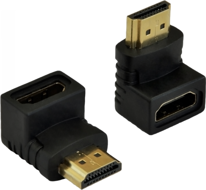 Adapter AV Akyga HDMI - HDMI czarny (AK-AD-01)