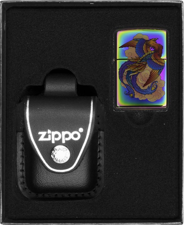 Zestaw ZIPPO Zapalniczka PHONIX RAINBOW Prezentowy No3